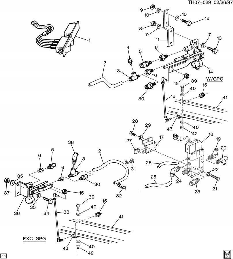 фото №7, Електроклапан підвіска задня chevrolet kodiak gmc topkick 1995-2009
