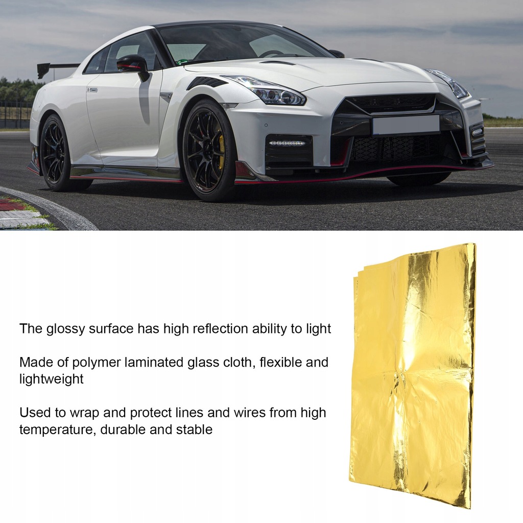 фото №3, Стрічка термоізоляційна золота 39x47”złota