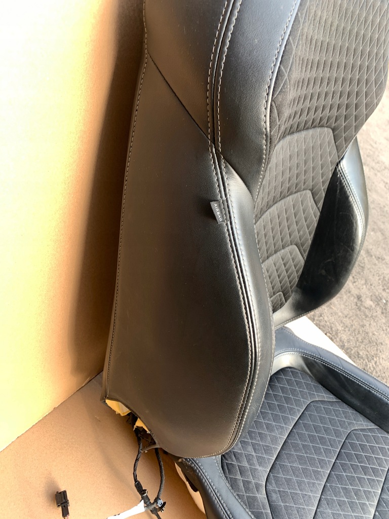 фото №6, Праве спинка сидіння сидіння шкіра skoda kodiaq оригінал