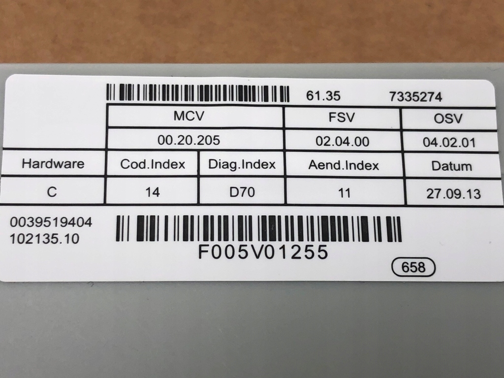 фото №9, Блок управляющий багажника крышки 7335274 do bmw seria x6 e71 e72 hybrid