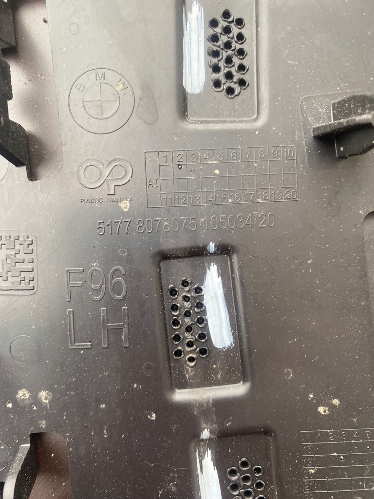 фото №10, Bmw x6m f96 m-power молдинг захист крила лівий перед