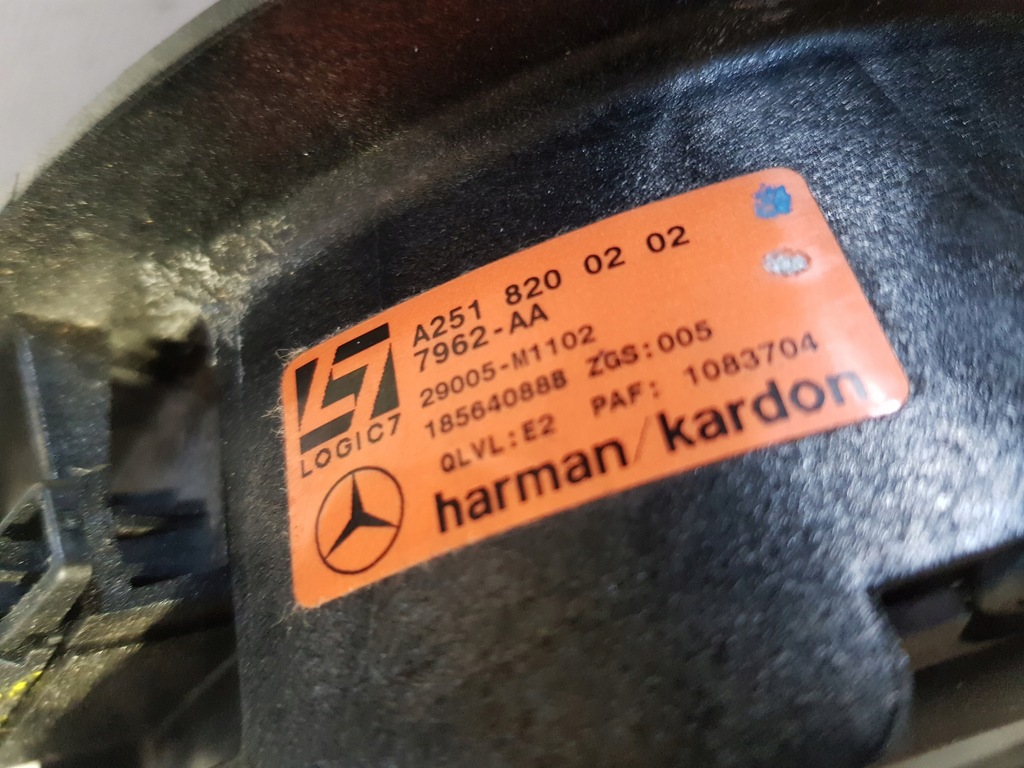 фото №4, Динамик harman kardon mercedes w251 logic 7