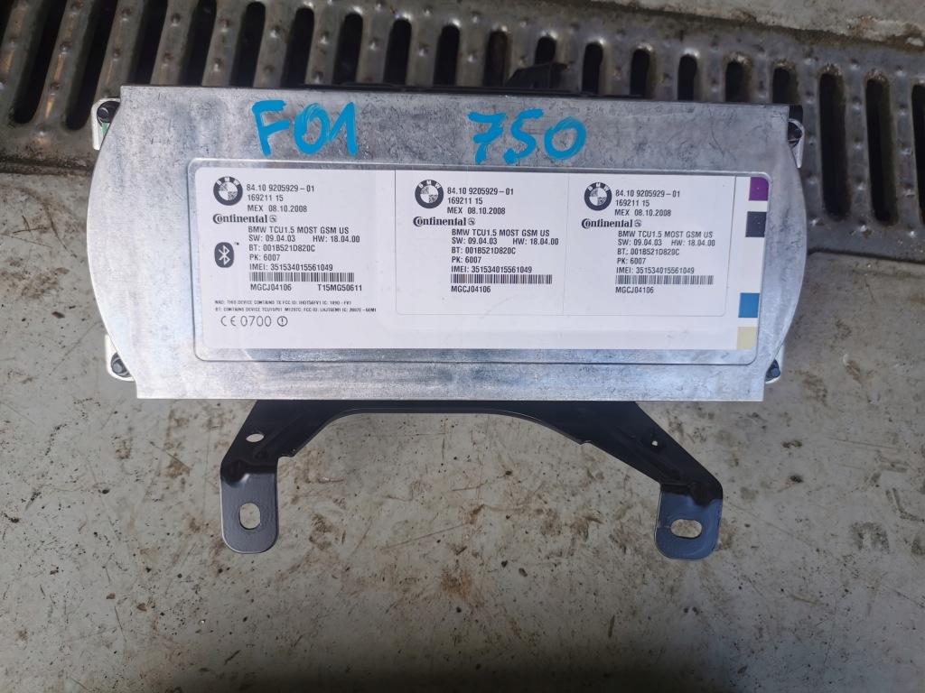 фото №1, Модуль bluetooth 9205929 bmw f01 f02 f07
