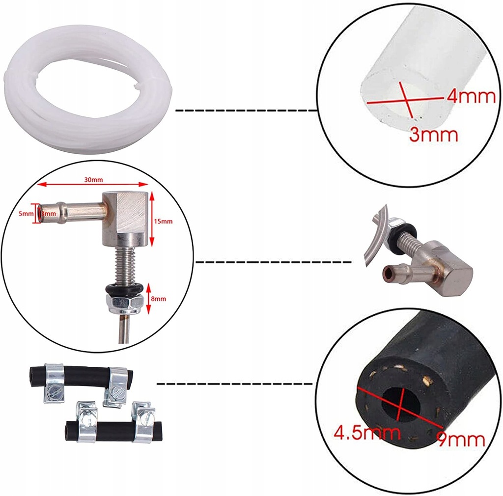 фото №10, Ujęcie трубка маслоприймач ідеальний стан fv пального do webasto набір з труба масляна 4 m