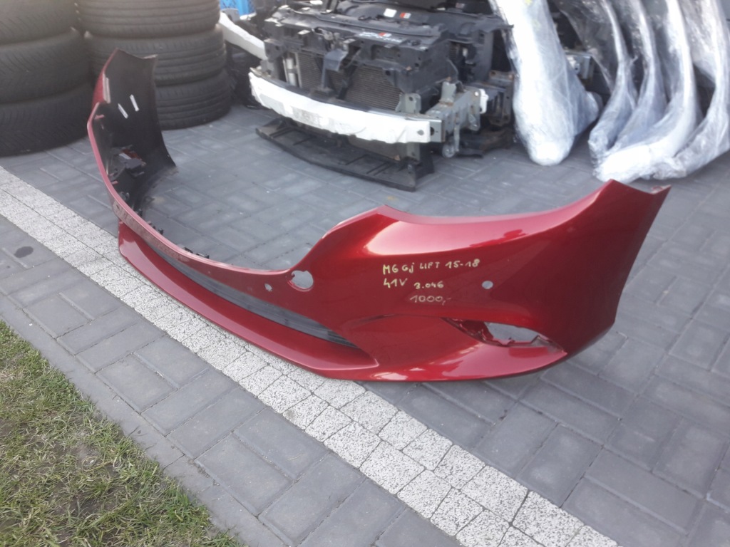 Купити Mazda 6 gj 2015-2018 рестайлінг  бампер перед оригінал передній гарний колір 41v