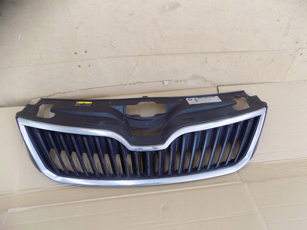 фото №4, Решётка радиатора решётка радиатора skoda rapid перед передняя 5ja853668 оригинал europa