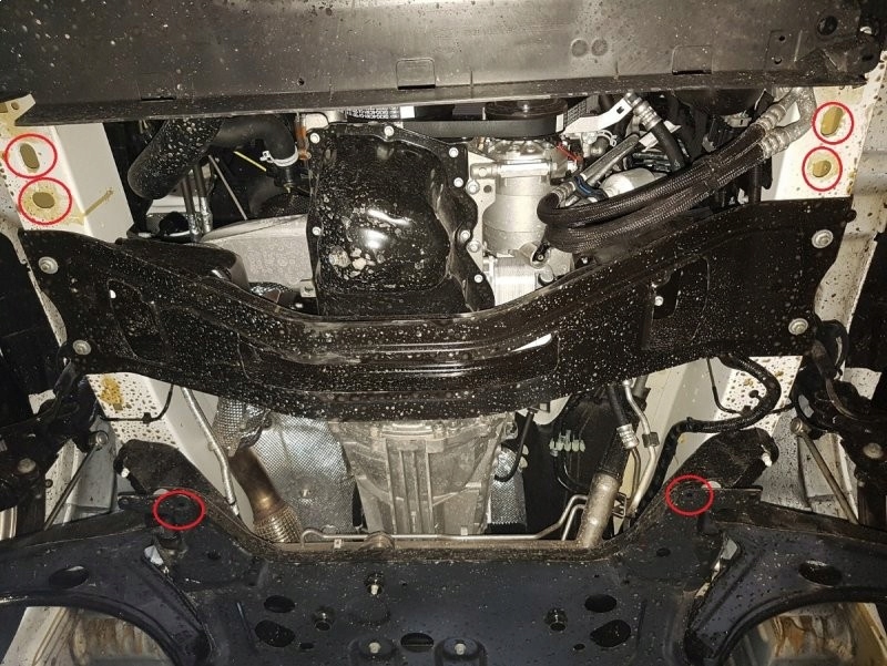 фото №12, Набір сталевих захист підвіска ford transit custom 2013-2019