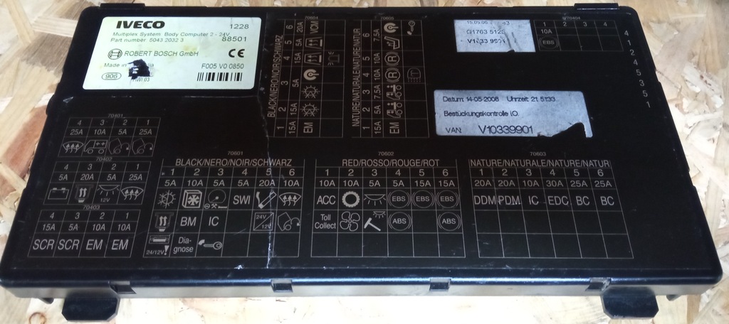 фото №1, Блок управления электрика кабины iveco stralis