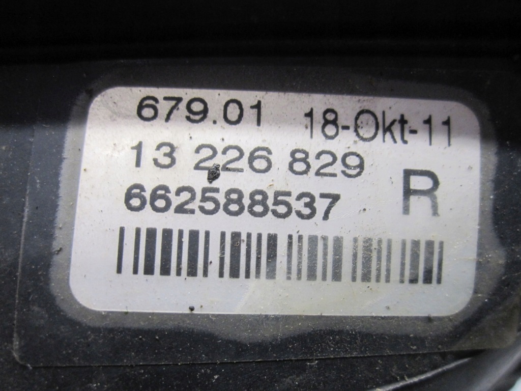 Opel insignia a i 11r противотуманная фара правый перед 13226829 662588537 Недорого
