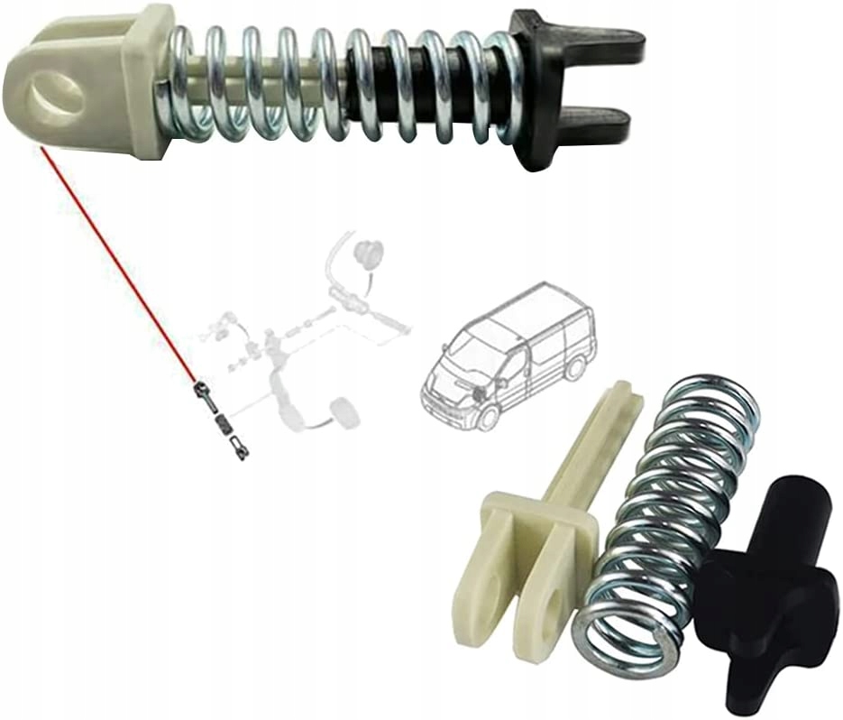 фото №3, Пружина педалі зчеплення trafic ii vivaro a kpl