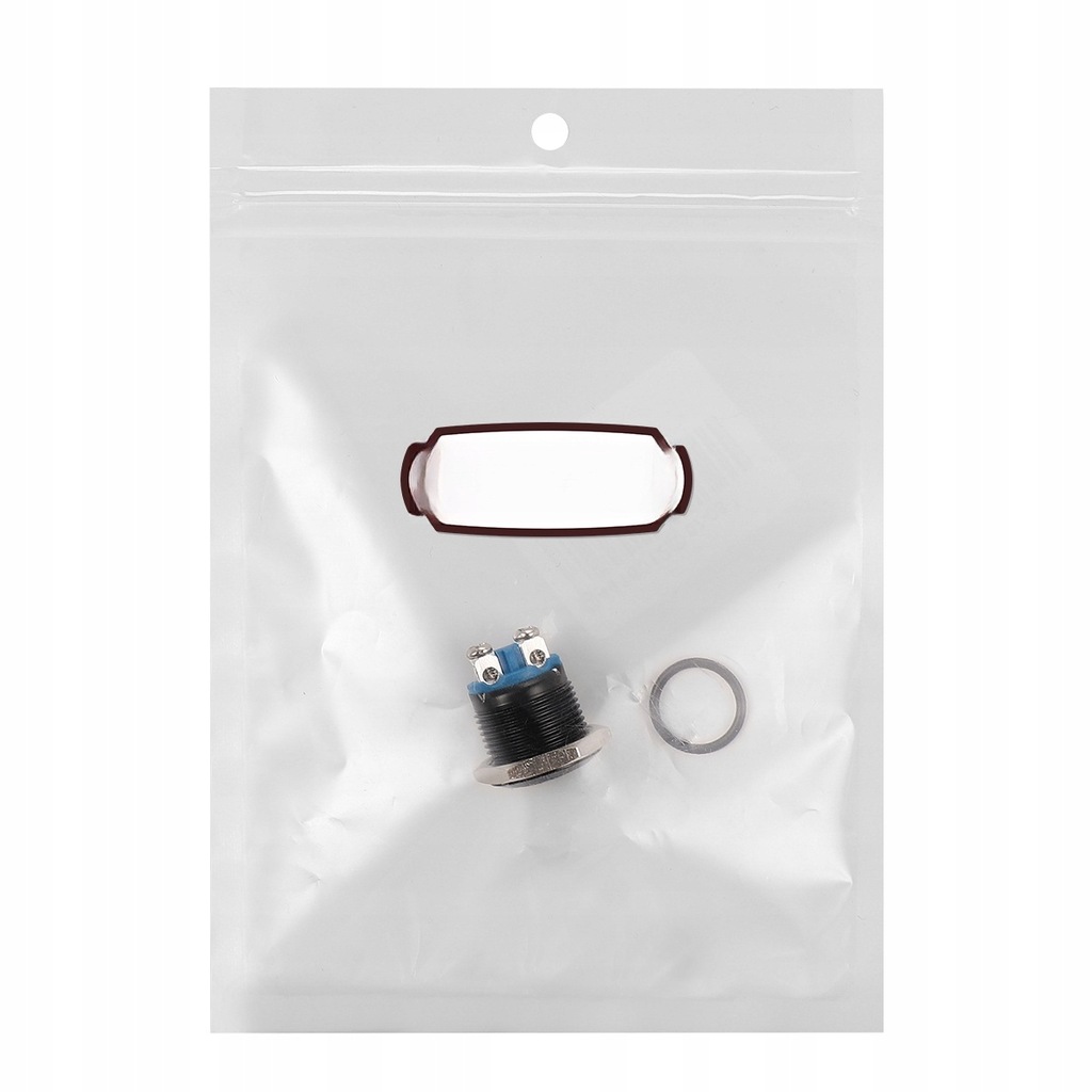 фото №9, Кнопка chwilowy металевий 16mm монтаж чорний