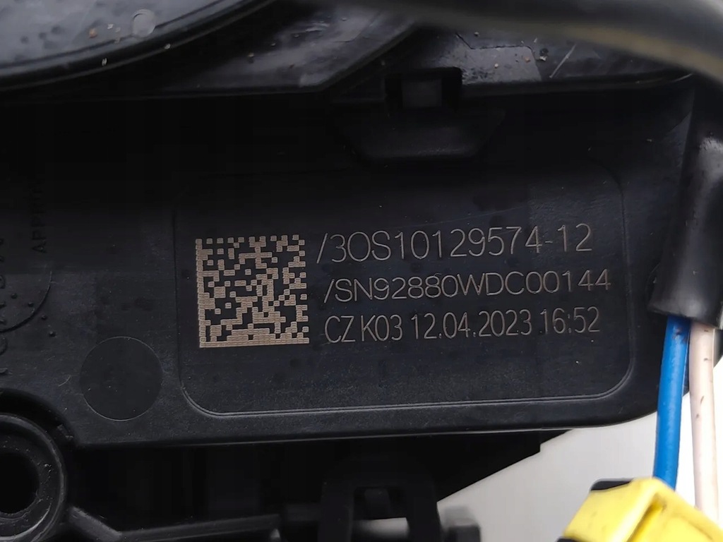 фото №7, Vauxhall mokka індикатор двірники перемикач łodygi + кільце шлейф підрульового перемикача