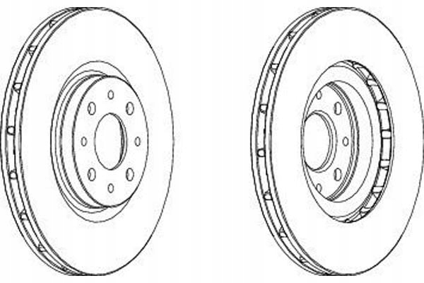 фото №1, Ferodo тормозные диски тормозные 2szt alfa romeo mito chrys