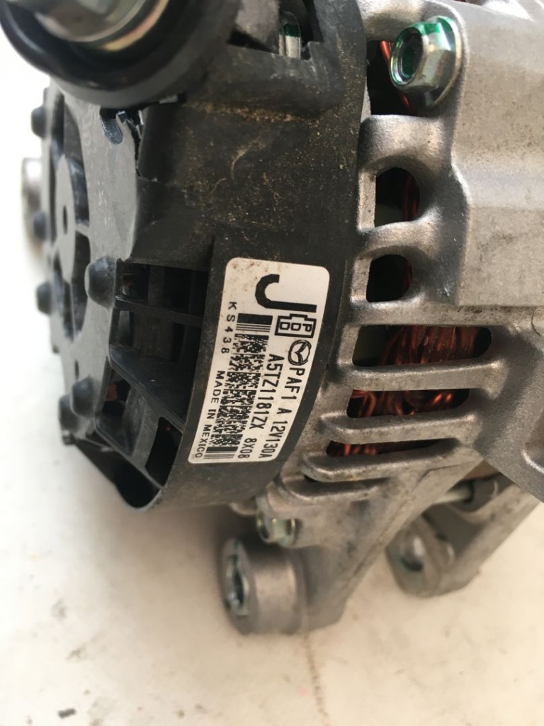 Mazda 3 2.5 iv 19- генератор a5tz1181zx америка Зі Шроту