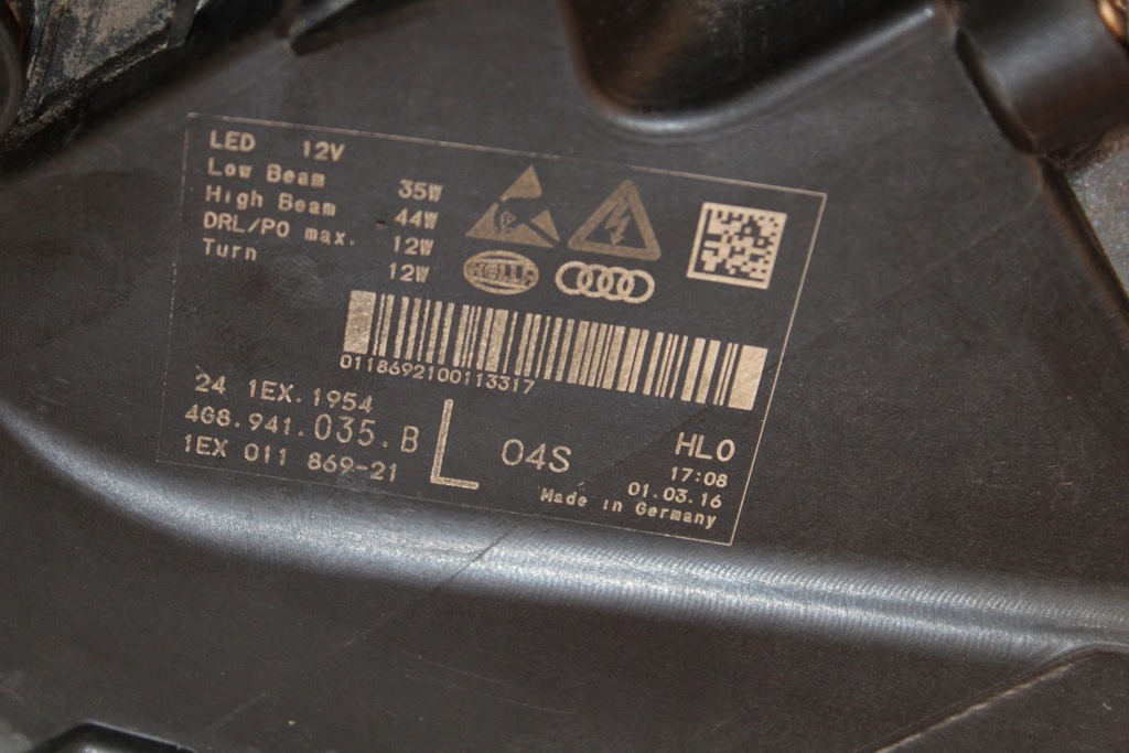 фото №8, Фара лампа лампы перед комплект левая правая audi a7 rs7 4g c7 lift