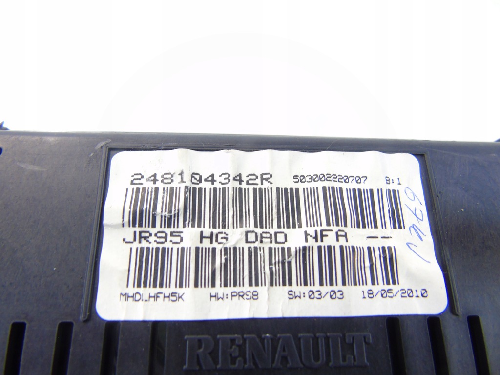 фото №6, Счетчик дисплей renault scenic iii 248104342r