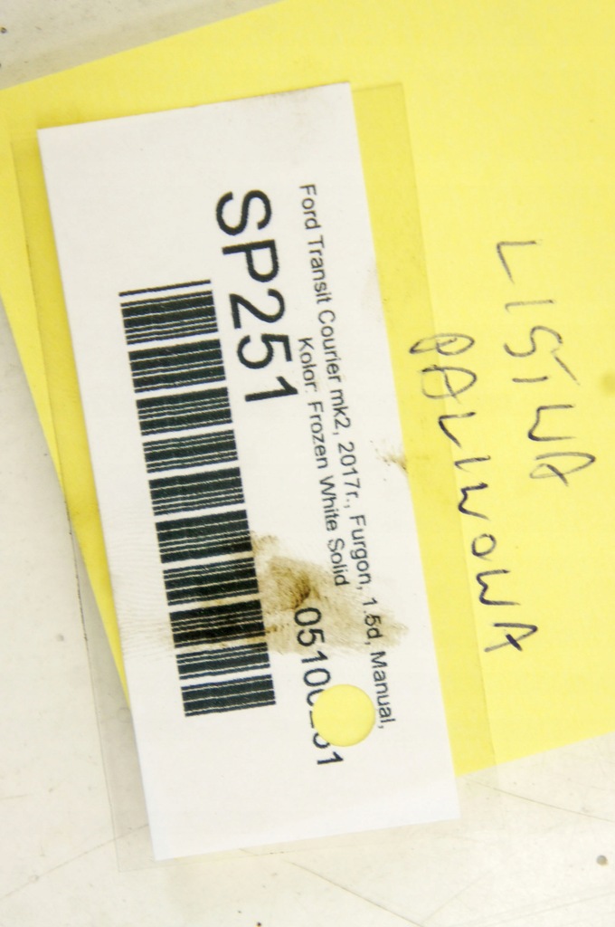 фото №7, Sp251 ford transit courier mk2 1.5d молдинг впрыскная топлива 9804776780-00