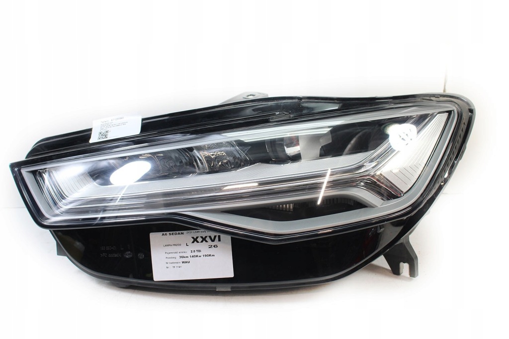 Audi a6 fl рестайлінг  перед капот крила бампер ремінь передній фари підсилювач в Україні