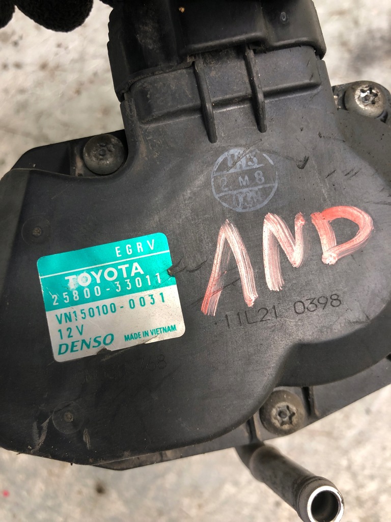 фото №6, Клапан egr 1.4 1nd toyota 25800-33011