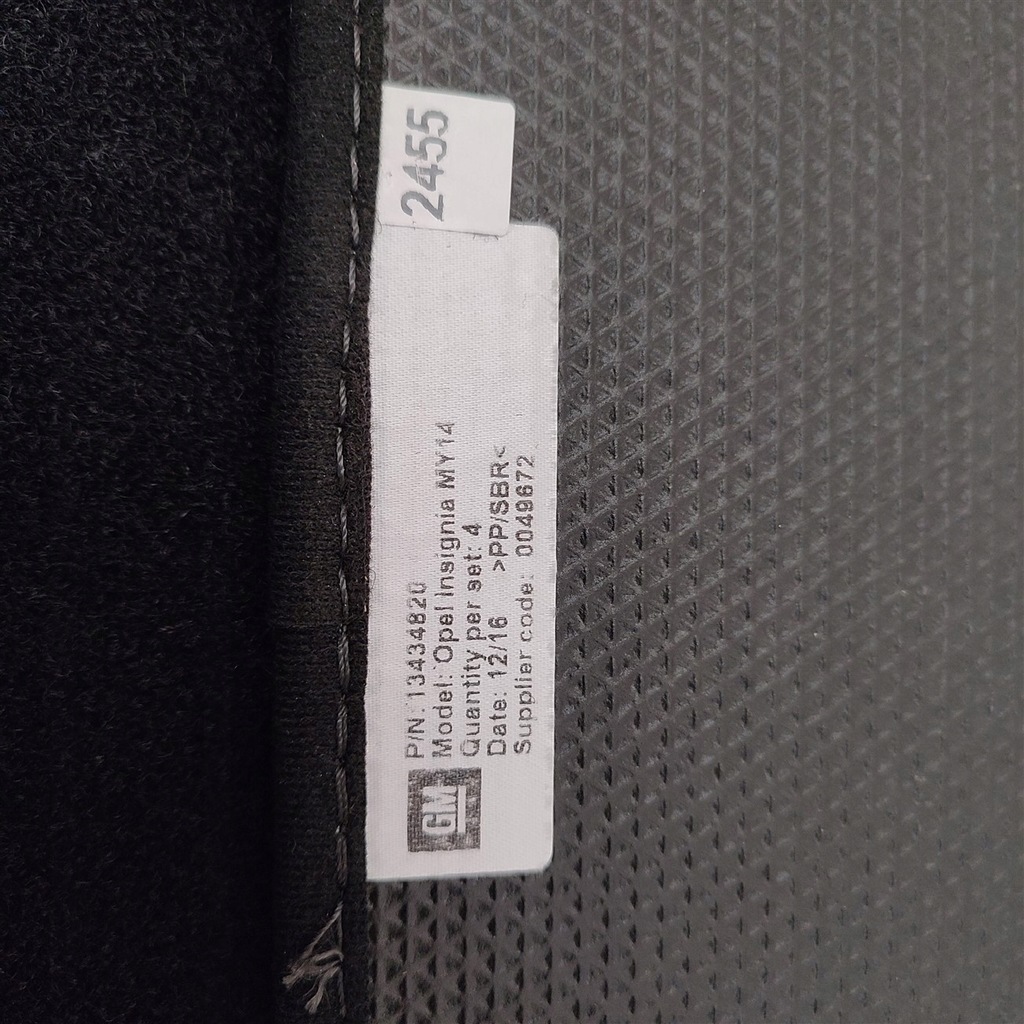 фото №8, Килимки килимки велюрові opel insignia a оригінальні 13434820