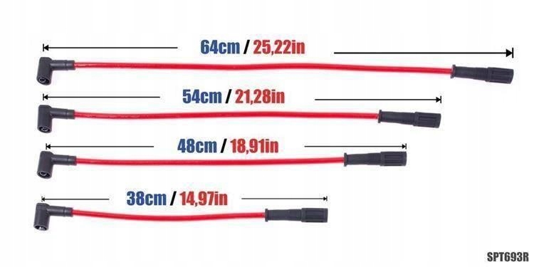 фото №8, Провода зажигания powertec fiat cinquecento sporting punto i lancia delta