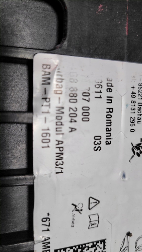 фото №7, Подушка пасажира audi a6 c7 4g8880204a оригінал