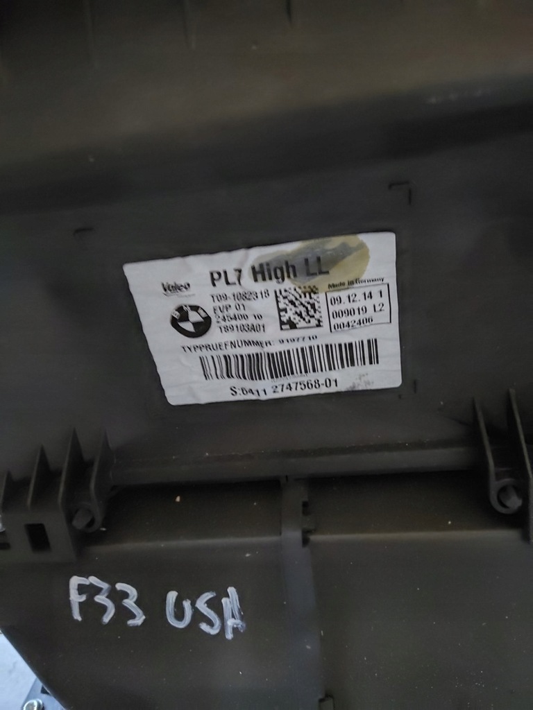 фото №6, Bmw f33 обігрівач повітродувка usa