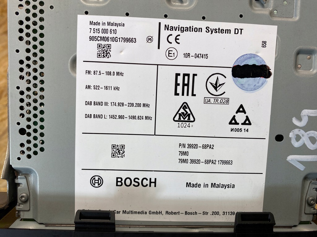 фото №14, Радио навигация navi экран дисплей suzuki baleno ii 39920-68pa2 2015-