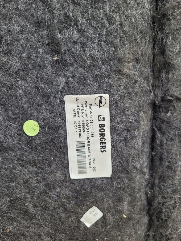 фото №12, Opel astra k v 16r обшивка багажника kombi