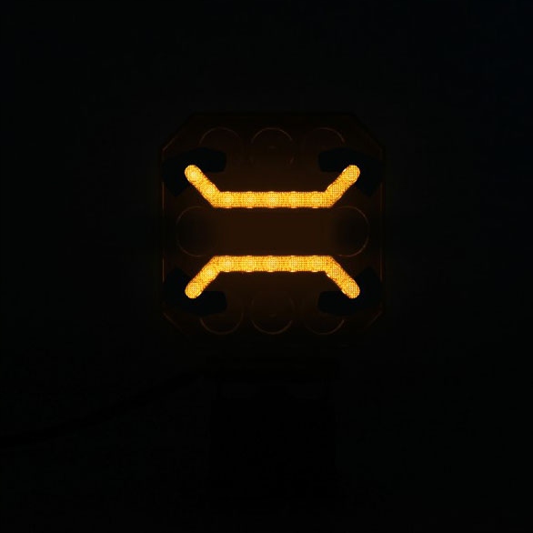 фото №4, Лампа робоча led x10 ремені led 2 функції 12v 24v протитуманна фара led