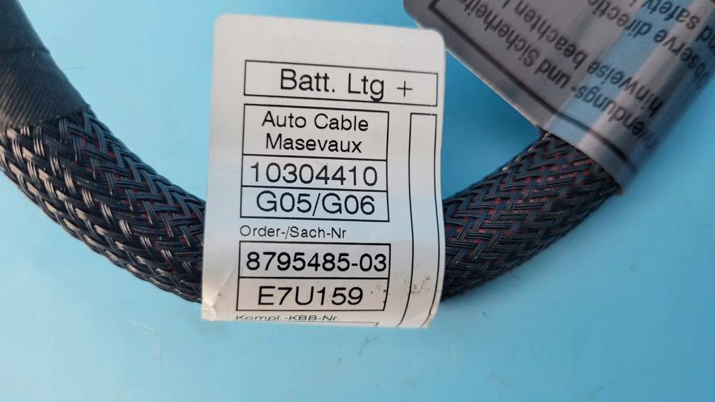 фото №13, Bmw x6 iii g06 21r кабель аккумулятор клемма plus 8795485