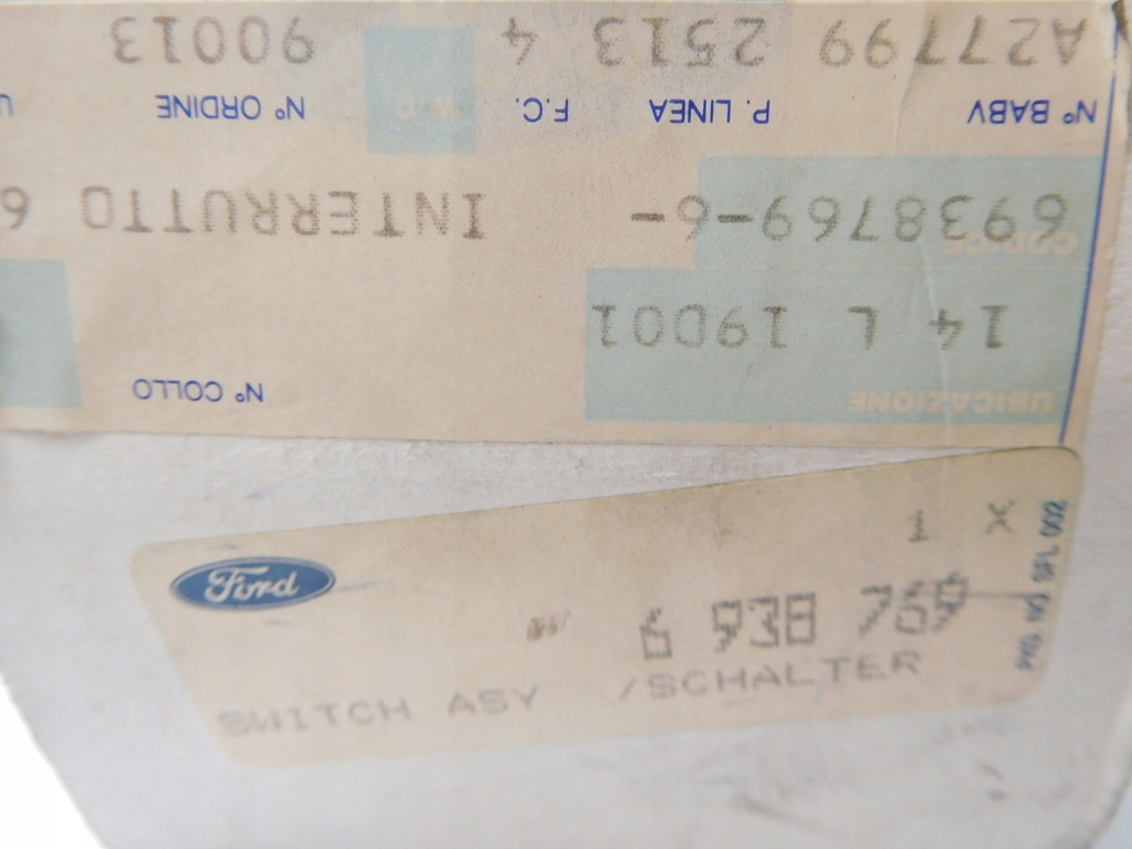 фото №10, Переключатель дворник ford mondeo mk1 mk2 оригинальный номер 6938769