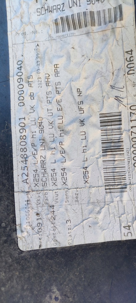 фото №7, Mercedes w254 a254 x254 glc amg бампер задняя