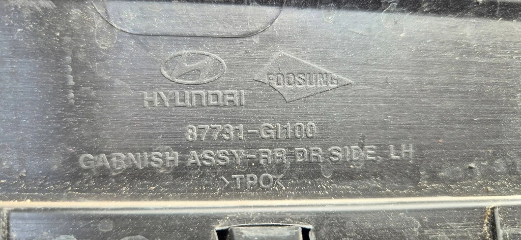 фото №11, Hyundai ioniq 5 21- молдинг na дверь левый задняя org