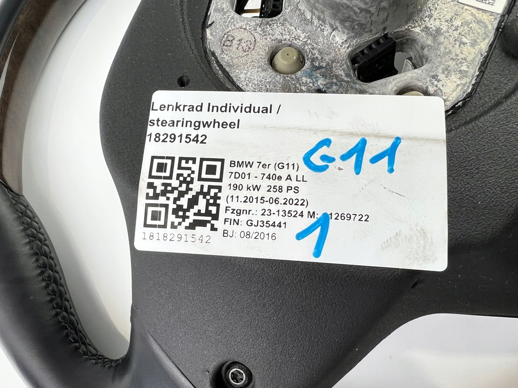 фото №7, Воздуховод кожа мультифункция bmw 7 g11 g12 individual