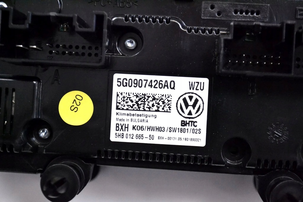 фото №6, Volkswagen golf vii 2018 переключатель / выключатель обдув вентилятор