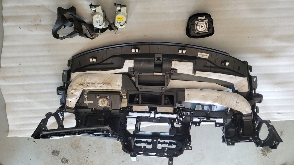 фото №13, Консоль панель приладів панель приладів +2x подушка + 2x pas kia rio iii 11-16 демонтаж oryg