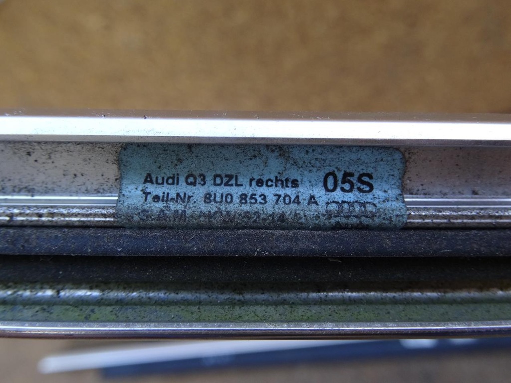 фото №8, Audi q3 8u накладки дахові ущільнювач двері хром праве ліва комплект