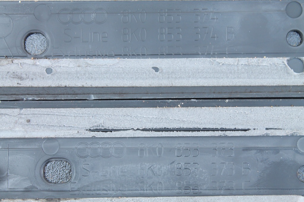 фото №7, Audi a4 b8 lift allroad накладки декоративні dokory поріг 8k0853376
