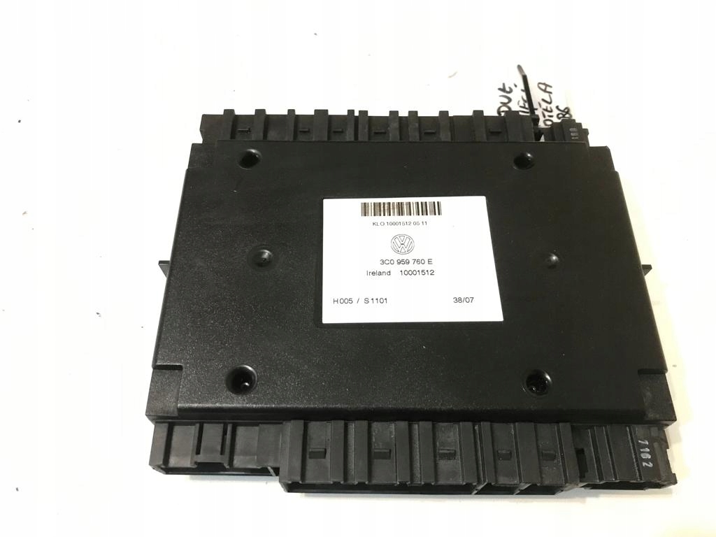 фото №1, Vw passat b6 модуль блок управления памяти сиденье 3c0959760e