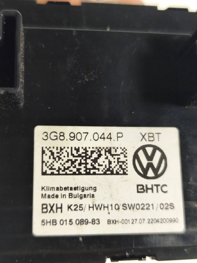 фото №9, Vw passat b8 arteon touran iii панель кондиціонера сенсорний оригінал гарний