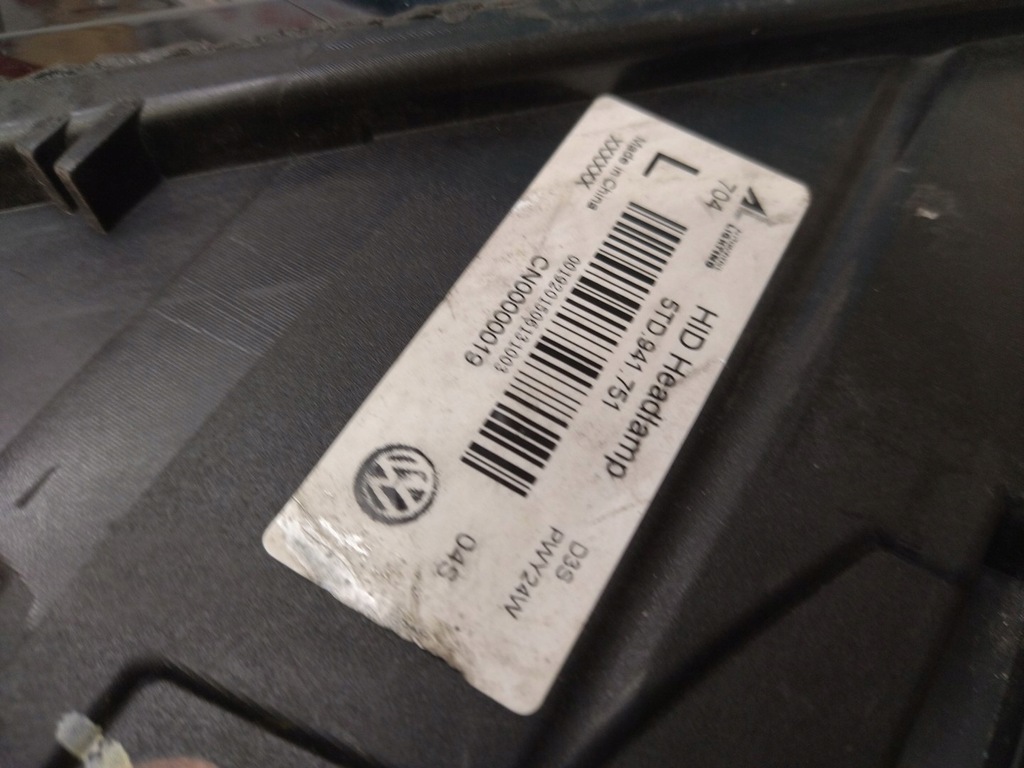 фото №12, 5td941751 оригинальная лампа левый перед ксенон vw touran ii 2016+