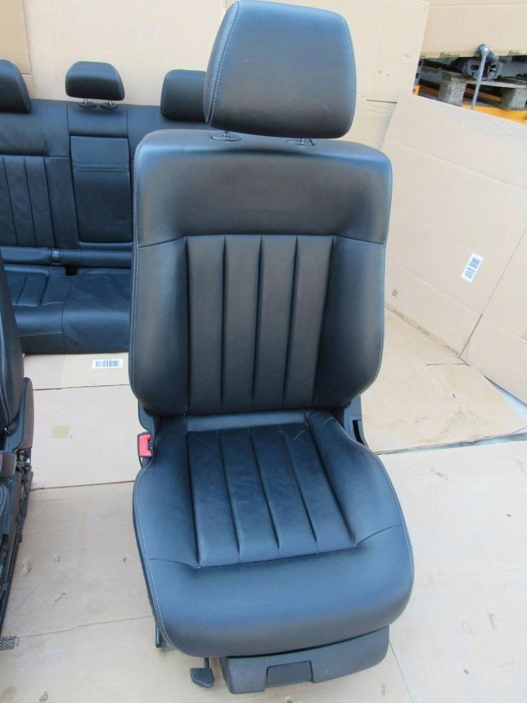 Mercedes e w212 212 lift сидіння заднє сидіння обшивки салон комплект шкіра сірі в Україні