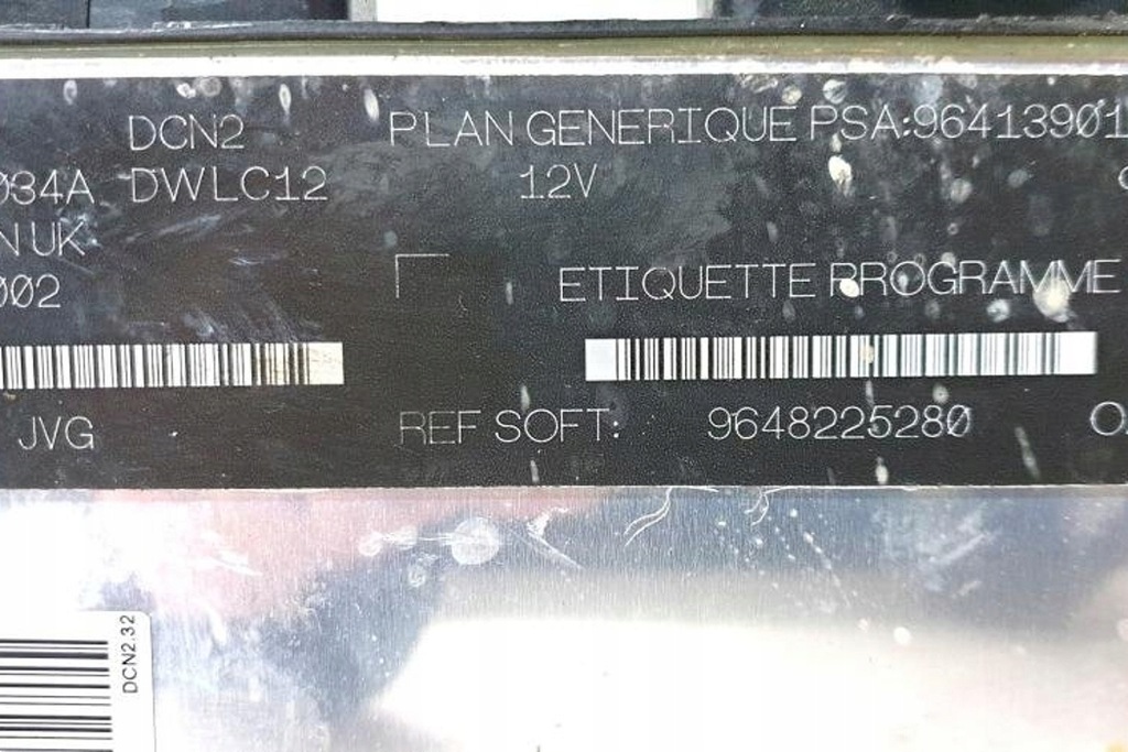 фото №3, Бортовой компьютер двигателя citroën berlingo mf r04080034a 2003