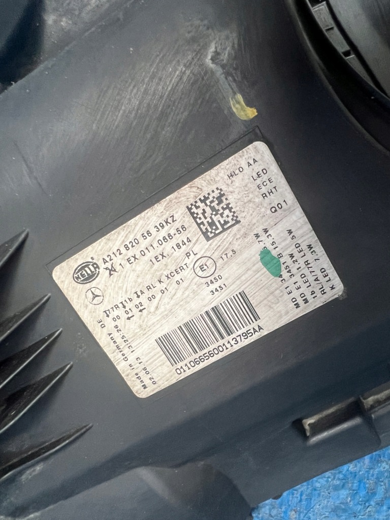 фото №5, Mercedes w212 lift правая лампа full led ils