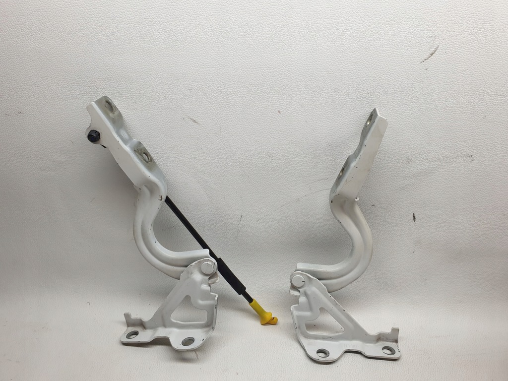 фото №5, Hyundai i10 ii 13-19 петлі капот перед лівий правий комплект білий