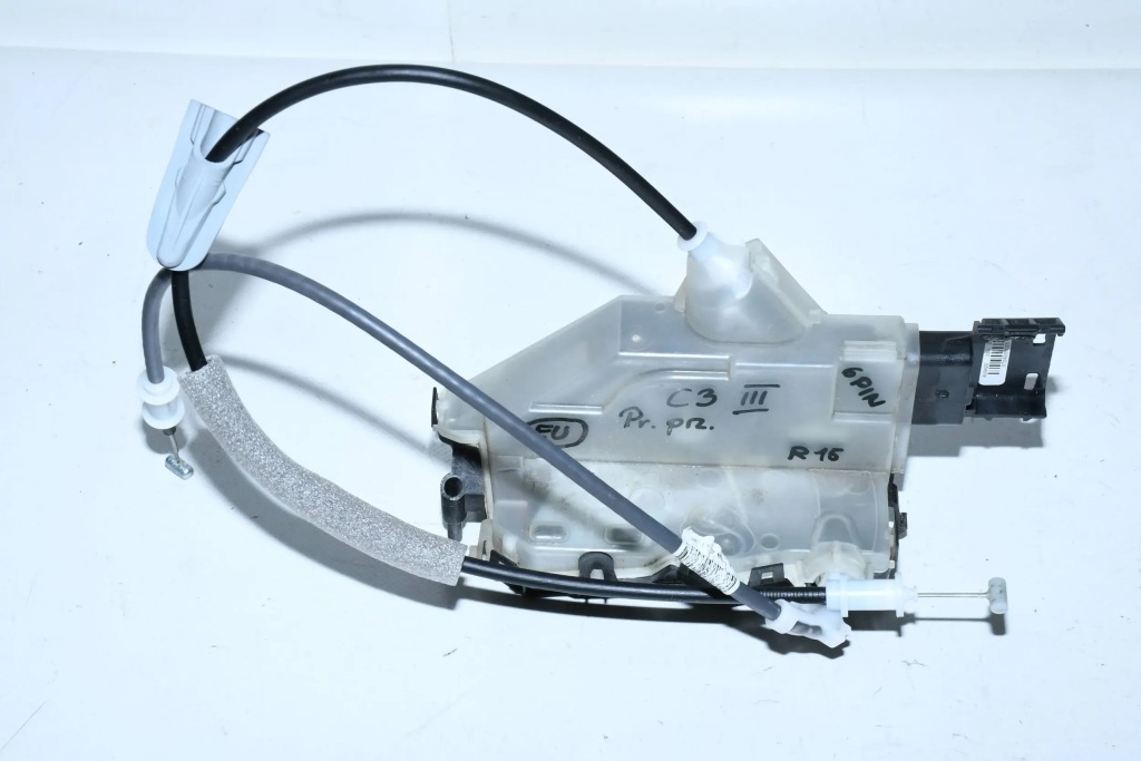 фото №1, Замок дверь правый перед 6pin psa123980 citroen c3 iii