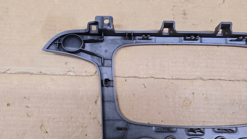 фото №12, Ford s-max mk1 galaxy mk3 2006 - 2015 rok рамка радіо консолі срібляста сіра