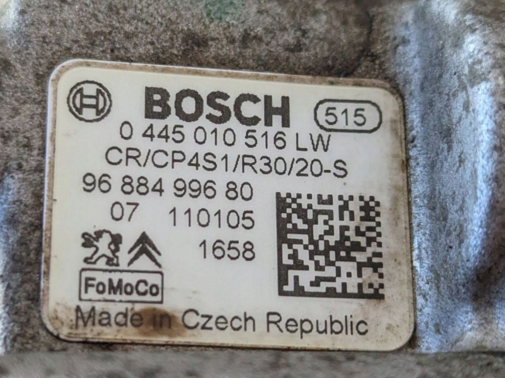 фото №8, Насос wysokiego тиску citroen c3 picasso 2011 9688499680