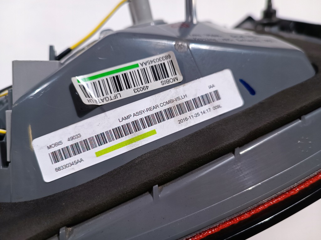 фото №8, Лампа задня ліва w кришка jeep cherokee 2014-2018